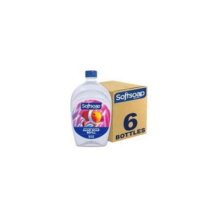 Softsoap Aquarium Design Liquid Hand Soap - Fresh Scent Scent - 1.56 quart - Bacteria Remover, Dirt, 6PK US05262A