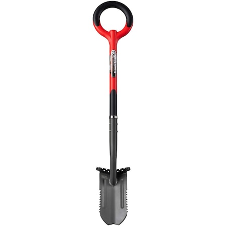 Radius Garden Root Slayer Trench Spade Shovel, 42 in L, Carbon Steel 23711
