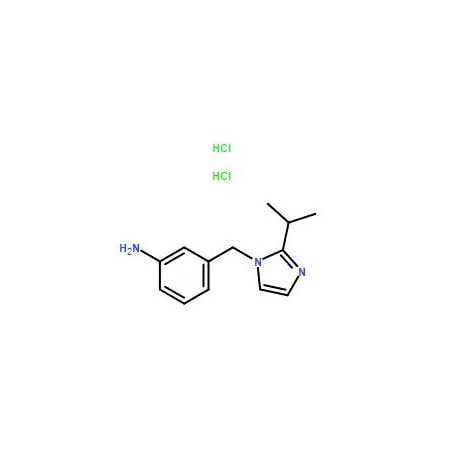 Ak Scientific (3-((2-Isopropyl-1H-Imidazol-1-yl) Methyl)Phenyl) Amine Dihydrochloride (250mg), CAS 1211449-75-0 X9472-250mg