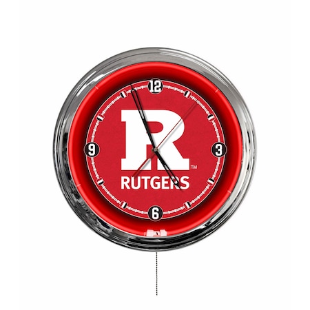 Holland Bar Stool Rutgers 16 LED Wall Clock ClkL16