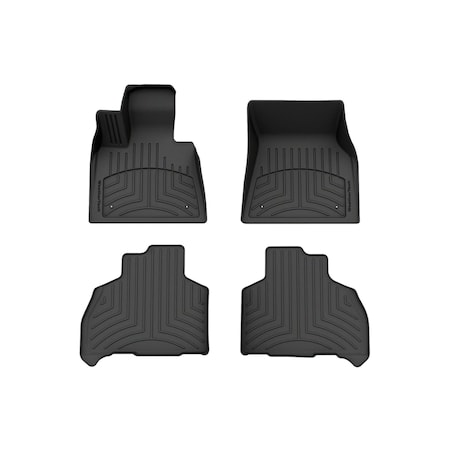 Weathertech Black, Front and Rear FloorLiner HP 441507-1-5IM
