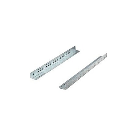 Rittal 19in Slide Rail Front To Back . 80 Kg Load Capacity Zinc Plated 5501410