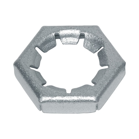 Huyett Palnut Locknut, 3/8-24 in, Spring Steel, Zinc Mechanical 0.0002 Min, 0.15 in Ht EFLNH-RF382400-214