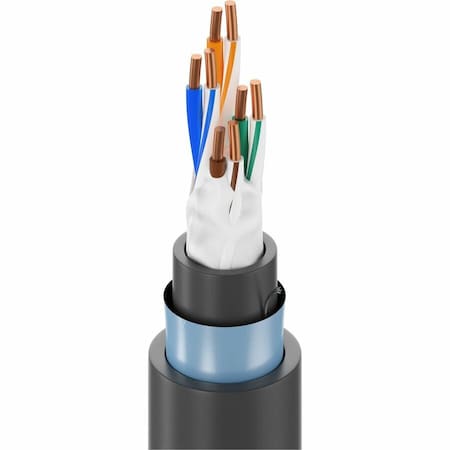 Belden 24 AWG, Black, Polyolefin, 1000 ft 7937A 0101000