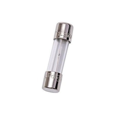Mersen 0.2in x 0.79in, 250 VAC, 0.125 A, Ferrule Terminal, Time Delay, Glass Tube, Miniature Fuse, 5PK GDG1/8