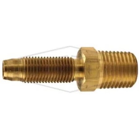 Dixon Reusable Stem Fitting, 5/16 x 1/4 in Nominal, Hose ID x MNPTF End Style, Brass, Domestic 1820504S