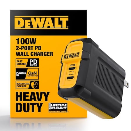 Dewalt 2 Port USB C Wall Charger 131 0874 DW2