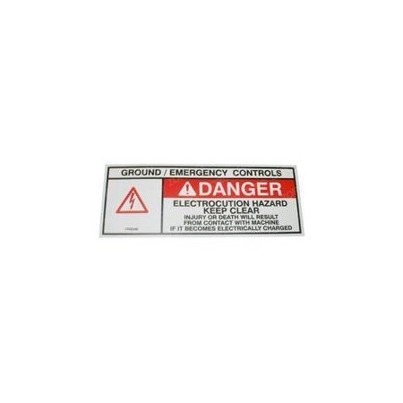 Jlg REPLACEMENT DECAL, DANGER 1702248
