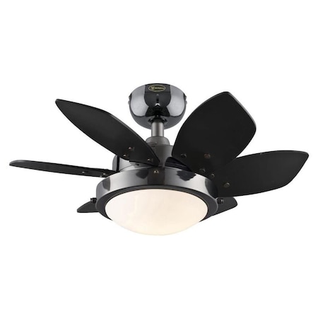 Westinghouse Quince 24 in. Gun Metal Black LED Indoor Ceiling Fan 7224600