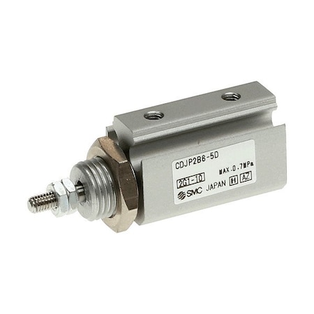 Smc Pin Cylinder, Double Acting, Sgl Rod CDJP2B6-5D