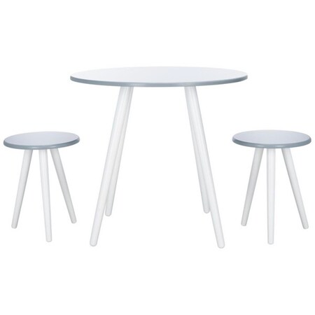 Safavieh Whitman Dining Set, Grey & White - 3 Piece DNS1400A