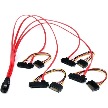Startech.Com 50CM SAS CABLE SFF8087 TO 4X SFF8482 SAS808782P50