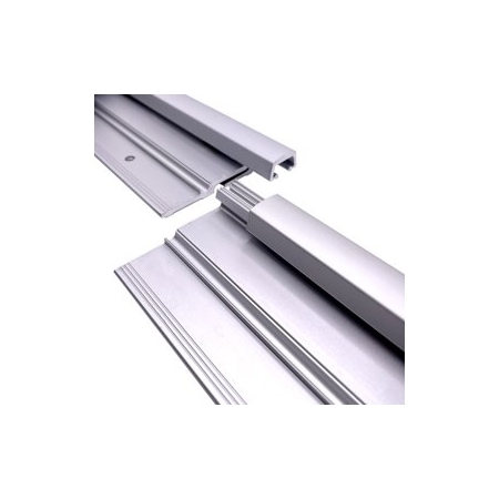 Pemko Mfg Co Full Surface Continuous Geared Hinge 12in Section HD1, Clear Aluminum CFS12HD1-M