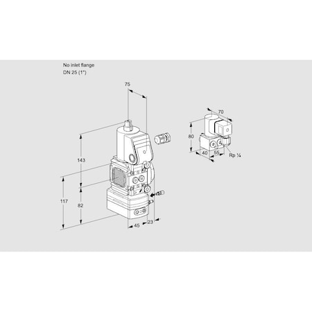 Honeywell Kromschroder VAG1-/25R/NWAE KS88011070