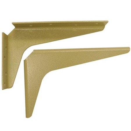 A & M Hardware 8 In. X 12 In. Work Station Brackets - Almond AM0812 A