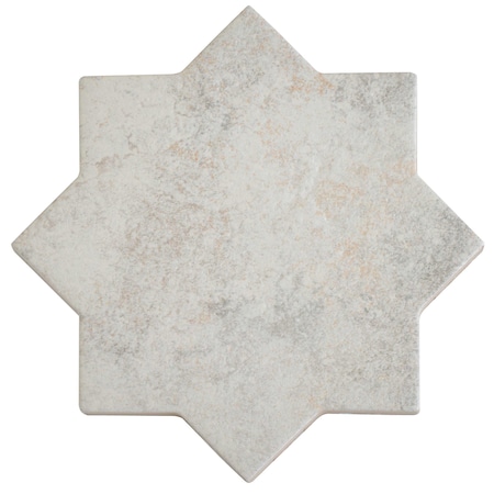 Apollo Tile Terralis 6 x 6 in. Matte Light Ash Beige Porcelain Star Wall and Floor Tile 4.2 sq ft/case, 16PK UMB88PETSTRA