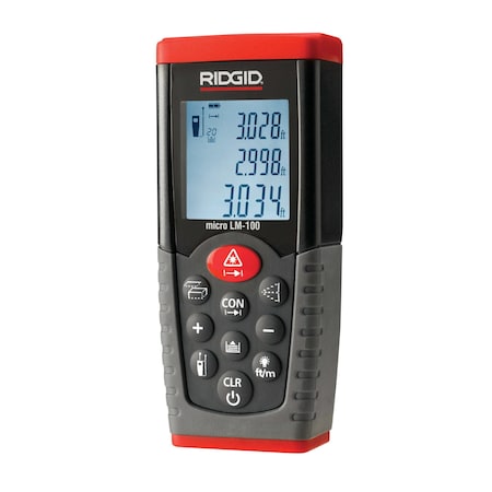 Ridgid Laser Distance Meter, Micro, 164 ft./50M 36158