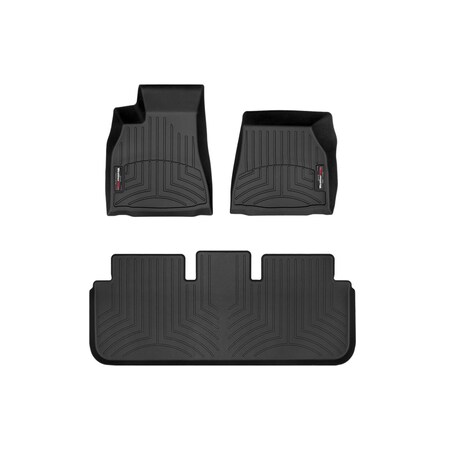 Weathertech Black, Front and Rear Floorliners 441666-1-2