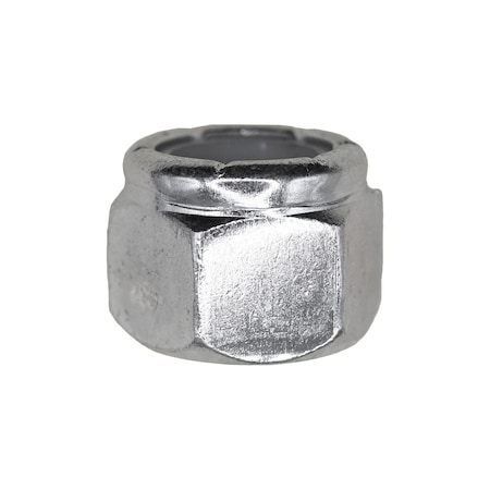Auveco 1/2in-20 Nylon Insert Hex Stop Nut Zinc, 50PK 9548
