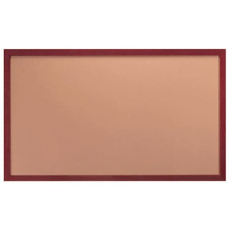 Aarco Architectural High Performance Cherry Wood Grained Look Al Trim Bulletin Board, 36H''x60''W DBW3660