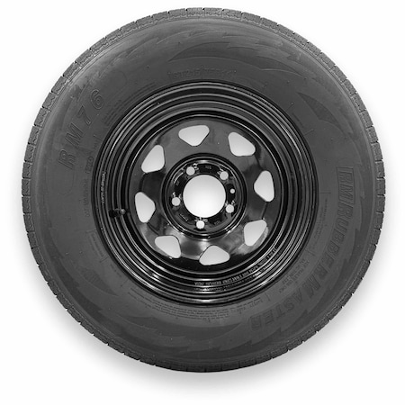 Rubbermaster - Steel Master ST215/75R14 6 Ply 5 On 4.5 Bolt, Black Wheel Assemblies 599328BLK