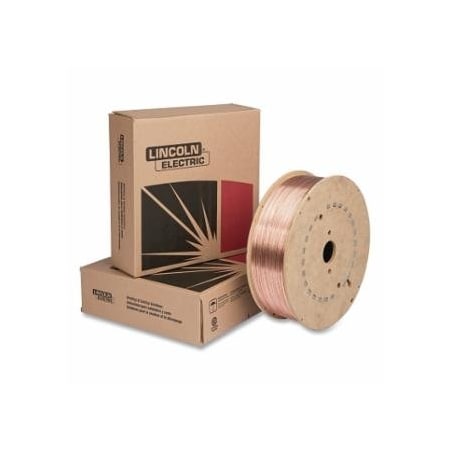 Lincoln Electric SuperArc XLS MIG Wire, 0.045 in dia, 44 lb Fiber Spool, Copper Coated Mild Steel, 44PK 897-ED037698