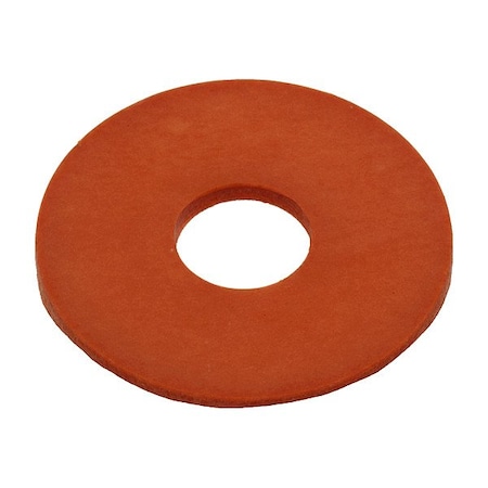 Zoro Select Flat Washer, For Screw Size #10 , Fiber Not Applicable Finish, 10 PK Z8605
