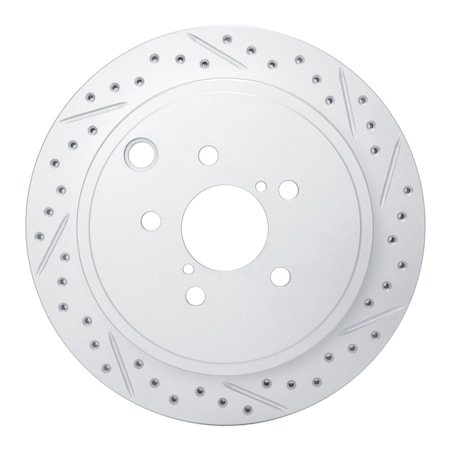 Dynamic Friction Co DFC Geoperformance Rotor - Drilled and Slotted 830-13023R