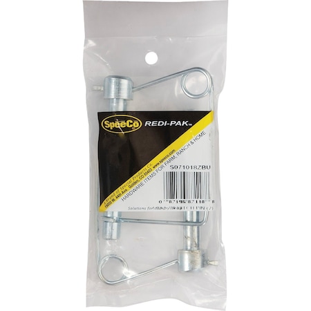 Speeco 3/8''x2-3/8''Draw Bar Hitch Pin SPOS071018ZBU