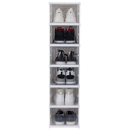 Organize It All Collapsible 6 Pair Shoe Organizer 27313