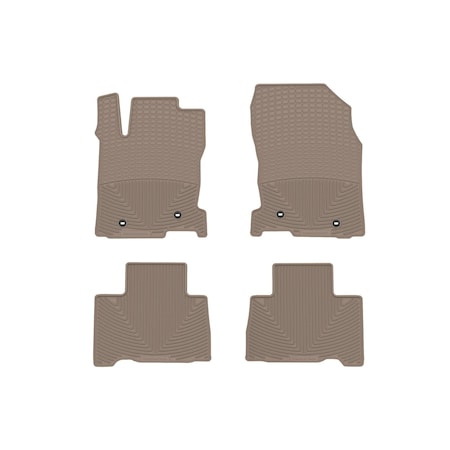 Weathertech Tan, Front and Rear All Weather Floor Mats W440TN-W441TN