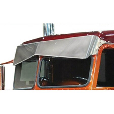 Replacement For Peterbilt 359 Year 1987 Fits Flat Top Or Ultra Cab 12 To 8In Stainless Steel Bowtie