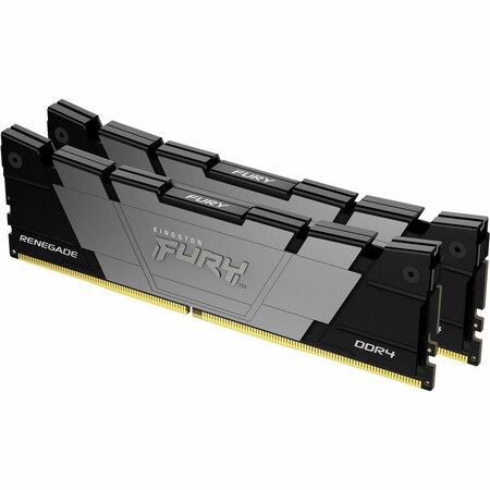 Kingston 32GB 3600MT/S DDR4 CL16 DIMM (KIT OF 2) 1GX8 FURY RENEGADE BLACK KF436C16RB12K2/32