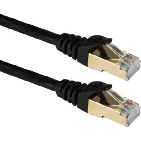 Qvs PY7735 25 ft. CAT7 Molded Patch Cord 10Gbps S-STP Flexible CC716-25