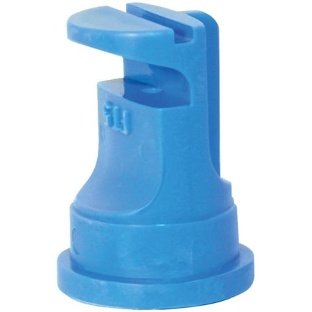 Green Leaf Flood Nozzle, Polyoxymethylene, Blue, For: Y8253051 Series Round Cap, Lechler Spray Tip FT 5.0 6PK