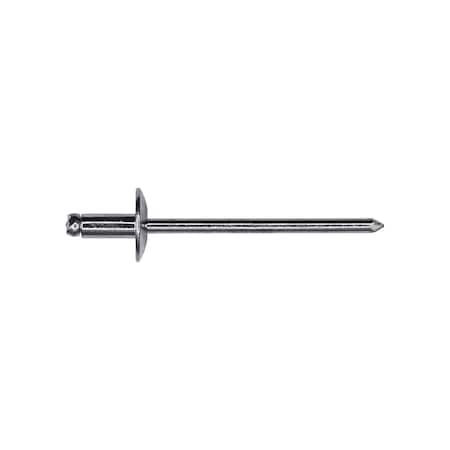Auveco Pan-L Rivets Large Flange 3/8in Diameter 1/8in Grip 1/16in-1/8in, 100PK 8291