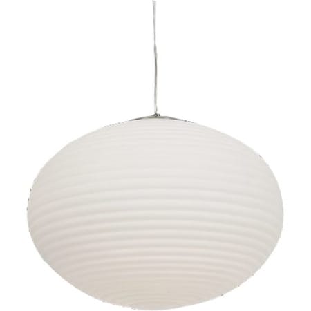Access Lighting Callisto, Pendant, Brushed Steel Finish, Opal Glass 50181-BS/OPL