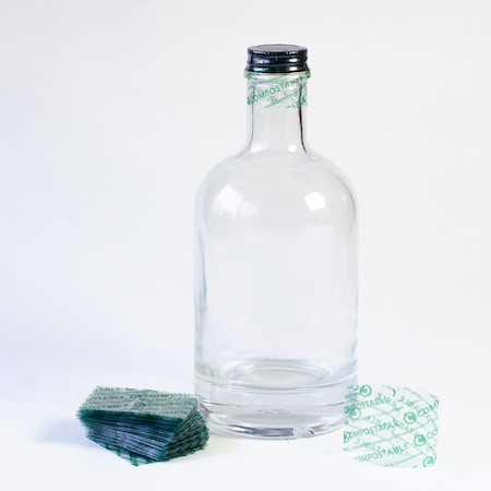 Elevate Packaging 48 x 30mm, 2 mil Compostable Shrink Bands, 250PK E00002