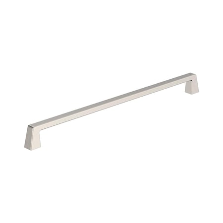 Amerock Blackrock 12-5/8 inch 320mm Center-to-Center Polished Nickel Cabinet Pull BP55284PN