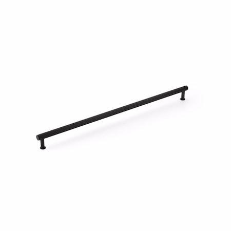 Schaub 24in Center to Center Pub House Knurled Appliance Pull Matte Black Finish 5024A-MB
