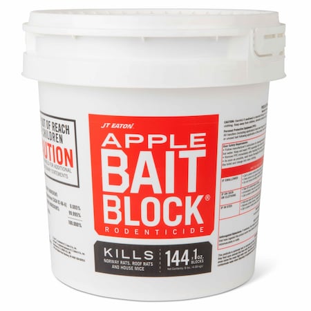 Jt Eaton Block Bait Rat/Mice Apple 9Lb 709AP