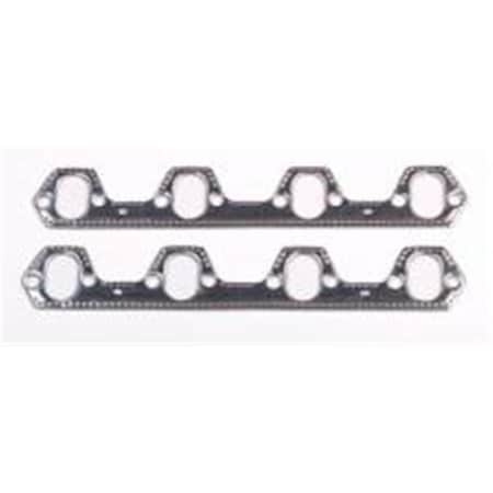 Percys High Performance 1.5 x 1.12 in. Oval, Round Seal-4-Good Header Gaskets for Small Block Ford 221-302 PYS66018