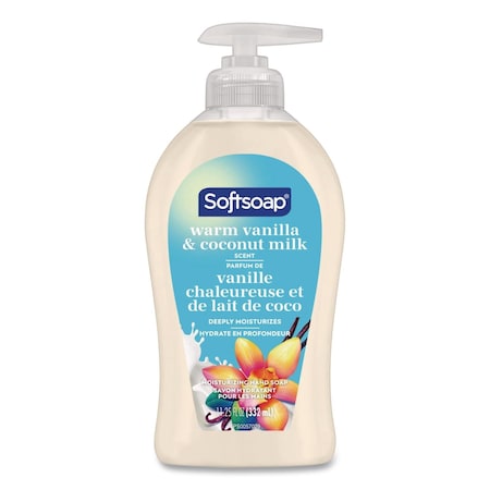 Softsoap Premium Liquid Hand Soap, Coconut and Vanilla, 11.25 oz Bottle US07059A