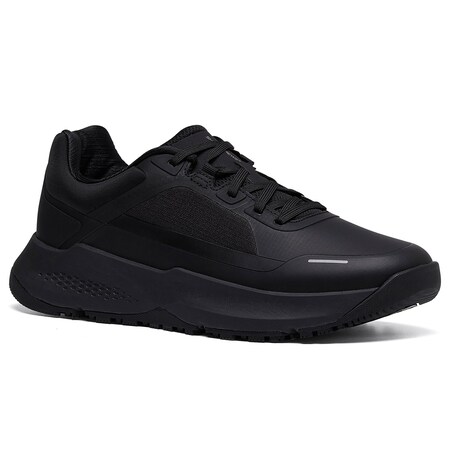Shoes For Crews Reed Unisex Non-Slip Work Sneakers, Black, Size 8.5 22499