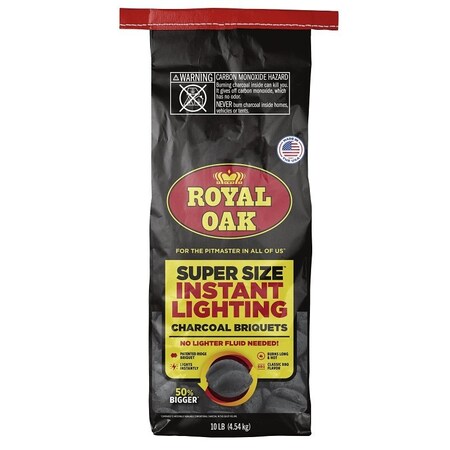 Royal Oak Super Size Charcoal Briquette, 10 lb 800002396