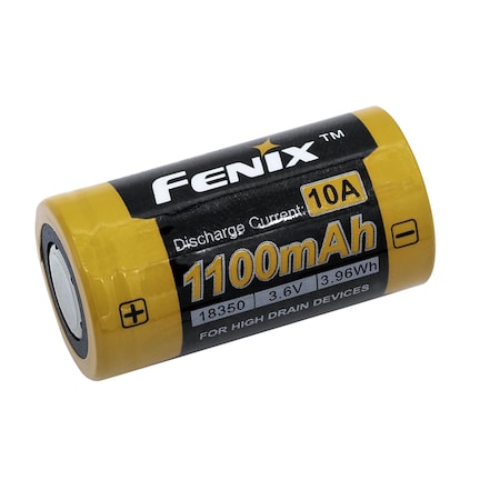 Fenix Lighting Fenix Rechargeable Battery, 1100mAh, 18350 ARB-L18-1100P