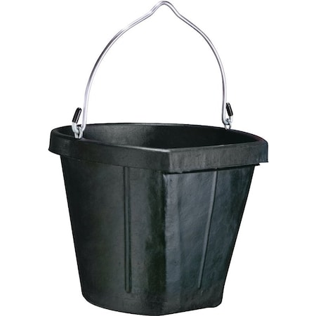 Fortex Fortiflex Bucket, Fortalloy Rubber/HDPE, Black B600-18