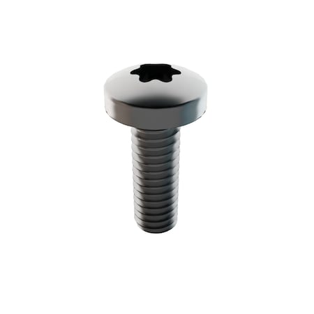 Zoro Select #8-32 x 1/2 in Torx Pan Machine Screw, Plain 18-8 Stainless Steel, 5 PK 31-P6P-8C-50