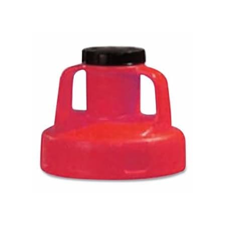 Oilsafe Multi-Purpose Utility Lid, 2 in dia, Red, Engineering Plastic 399-100208