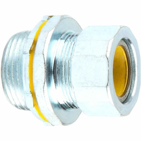 Dottie L.H. Dottie 1'' Steel Strain Relief Connector (Yellow Grommet), 5PK SR100B750